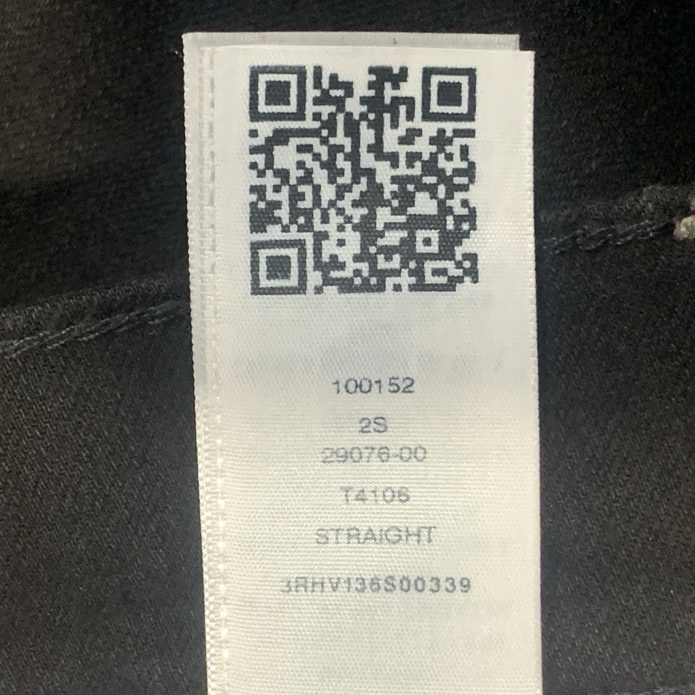 True Religion Men's Straight Leg Jeans Black Cotton Blend - 44x33 - Picture 10 of 14